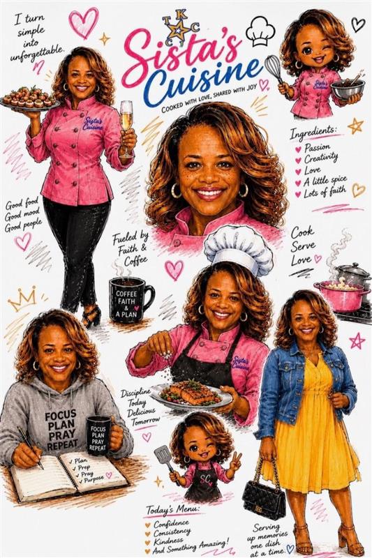 Chef and founder of Sista's Cuisine